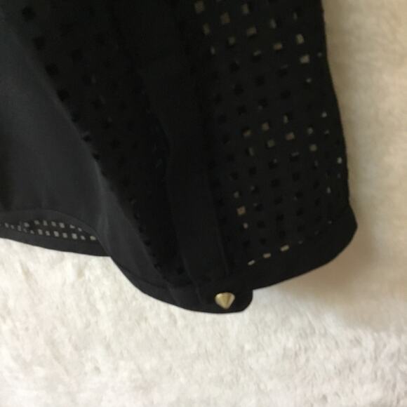 Banana Republic Black Checked Pattern Top - Picture 7 of 10